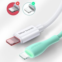 Joyroom USB - Lightning cable 2,4 A 1 m white (S-1030M8) цена и информация | Кабели для телефонов | 220.lv