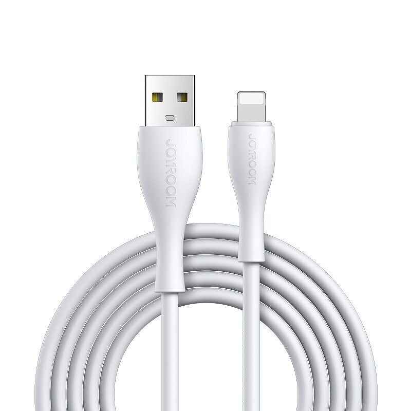 Joyroom USB - Lightning cable 2,4 A 1 m white (S-1030M8) cena un informācija | Savienotājkabeļi | 220.lv