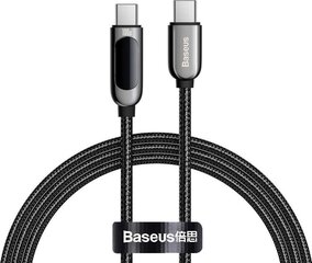 Baseus Display Cable USB-C to Type-C 100W 1m (black) цена и информация | Кабели для телефонов | 220.lv