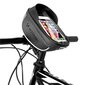 Wozinsky Bicycle Front Frame Handlebar Bag Touch Screen Phone Holder 1L black (WBB16BK) cena un informācija | Telefonu vāciņi, maciņi | 220.lv