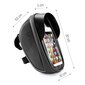 Wozinsky Bicycle Front Frame Handlebar Bag Touch Screen Phone Holder 1L black (WBB16BK) cena un informācija | Telefonu vāciņi, maciņi | 220.lv