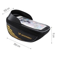 Wozinsky Bicycle Front Frame Handlebar Bag Touch Screen Phone Holder black (WBB18BK) цена и информация | Чехлы для телефонов | 220.lv