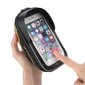 Wozinsky Bicycle Front Frame Handlebar Bag Touch Screen Phone Holder black (WBB18BK) cena un informācija | Telefonu vāciņi, maciņi | 220.lv