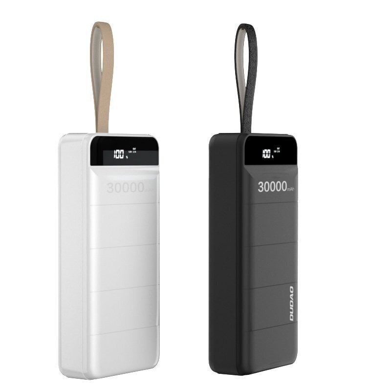 Dudao portatīva baterija ierīču uzlādei 30000 mAh / 3x USB melna цена и информация | Lādētāji-akumulatori (Power bank) | 220.lv