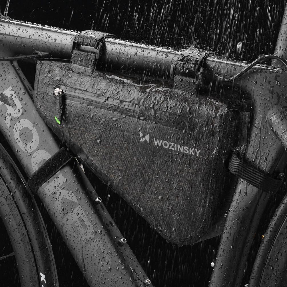 Wozinsky bicycle bag for the bicycle frame 8L grey (WBB15BK) cena un informācija | Velo somas, telefona turētāji | 220.lv