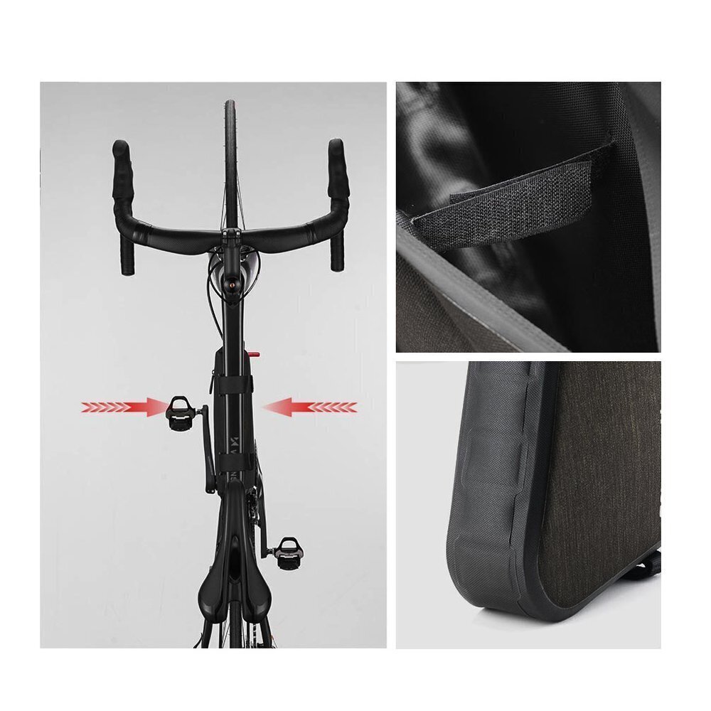 Wozinsky bicycle bag for the bicycle frame 8L grey (WBB15BK) cena un informācija | Velo somas, telefona turētāji | 220.lv