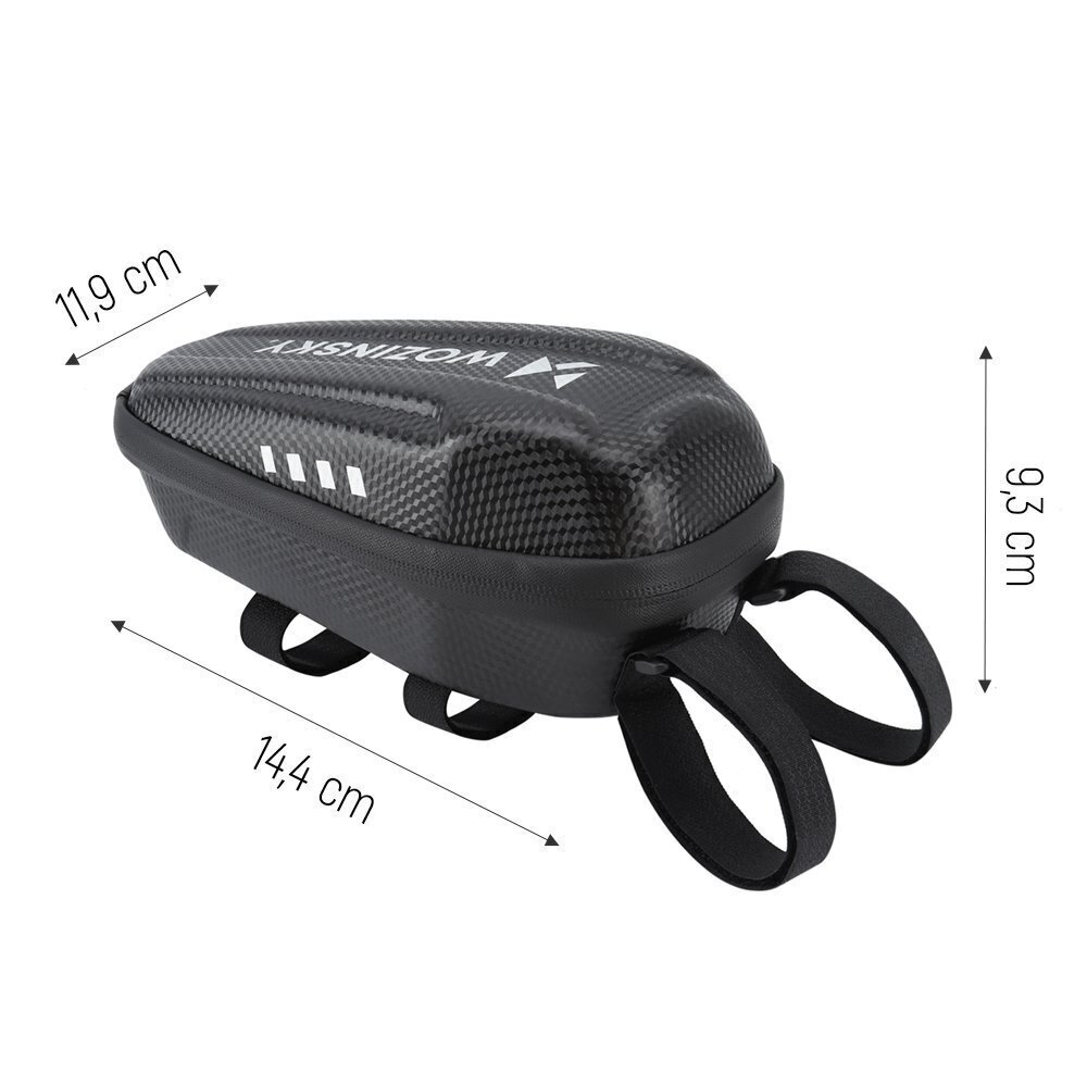 Wozinsky waterproof electric scooter handlebar bag 2L black (WSB3BK) cena un informācija | Piederumi elektriskajiem skrejriteņiem | 220.lv