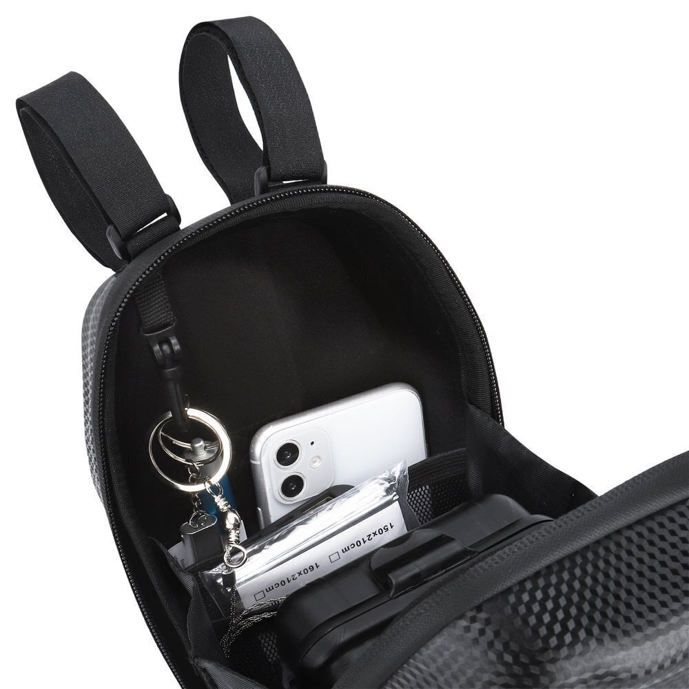 Wozinsky Waterproof Electric Scooter Handlebar Bag 3L black (WSB4BK) cena un informācija | Piederumi elektriskajiem skrejriteņiem | 220.lv