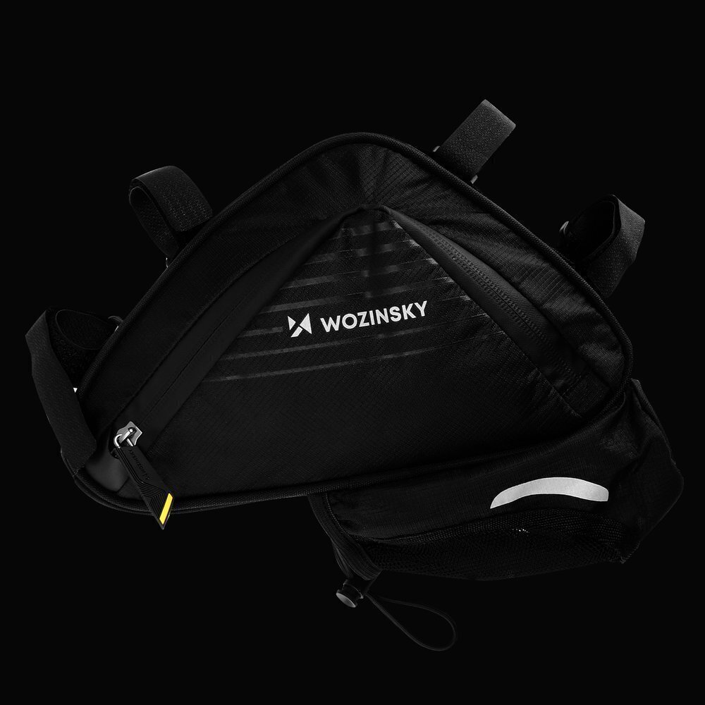 Wozinsky frame bottle bag black (WBB23BK) cena un informācija | Velo somas, telefona turētāji | 220.lv