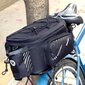 Wozinsky Bicycle Bike Pannier Bag Rear Trunk Bag with Shoulder Strap 9L black (WBB22BK) cena un informācija | Velo bagāžnieki | 220.lv