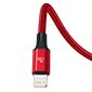 Baseus Rapid 3in1 USB Typ C - USB Typ C / Lightning / micro USB cable 20 W 1,5 m red (CAMLT-SC09) цена и информация | Savienotājkabeļi | 220.lv