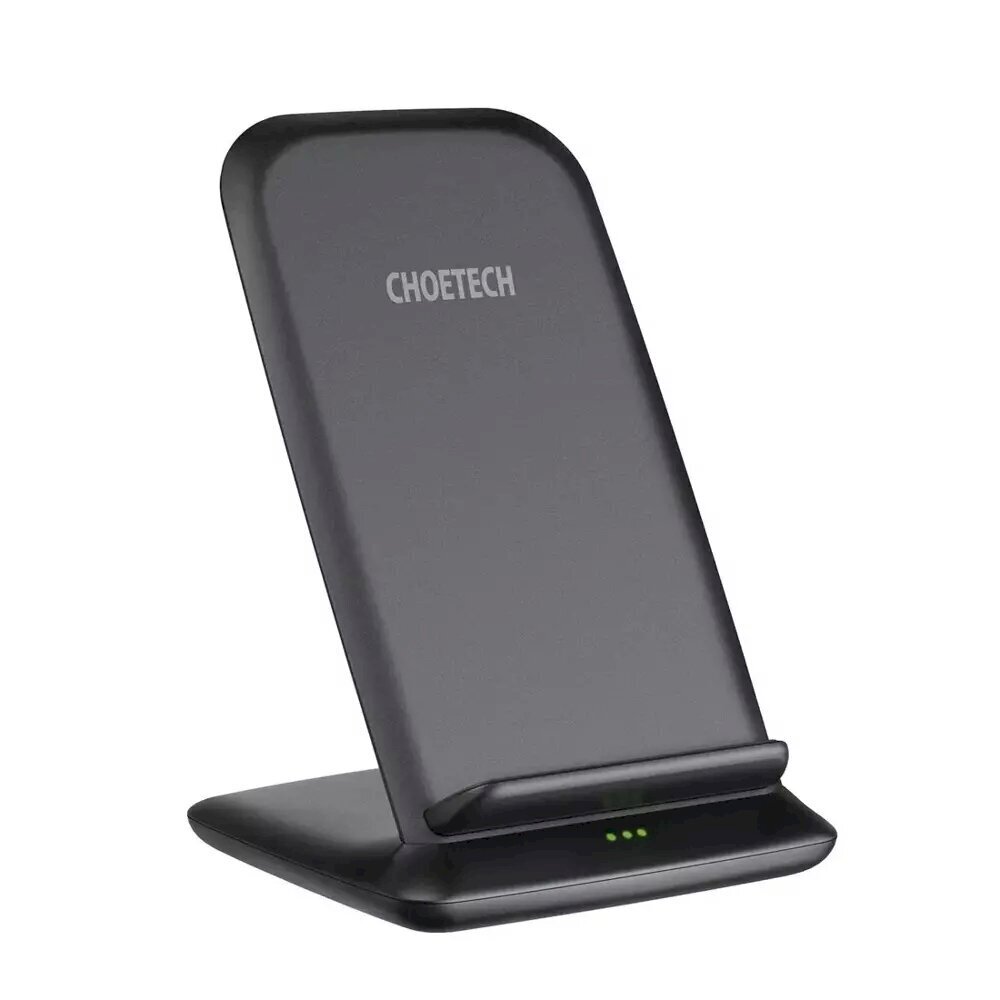 Choetech Qi 15W wireless charger for phone headphones black (T555-F) цена и информация | Lādētāji un adapteri | 220.lv