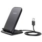 Choetech Qi 15W wireless charger for phone headphones black (T555-F) цена и информация | Lādētāji un adapteri | 220.lv