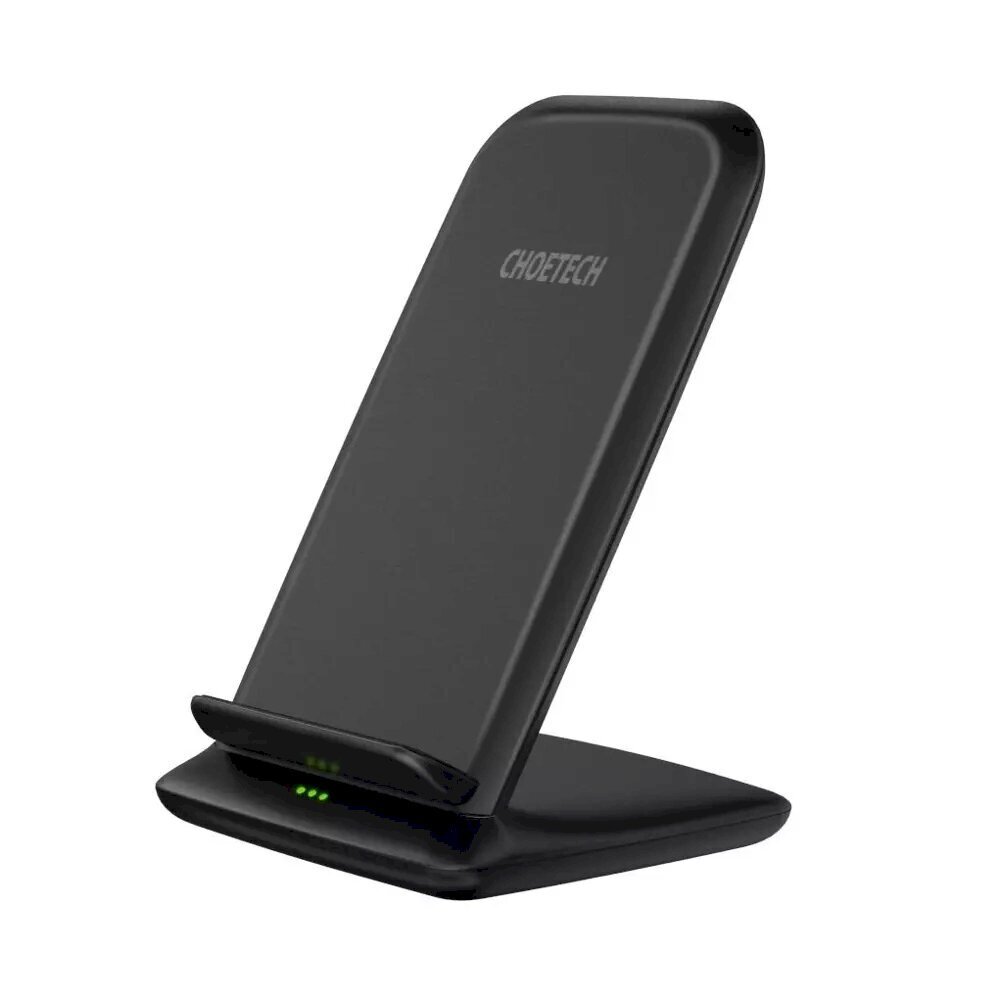 Choetech Qi 15W wireless charger for phone headphones black (T555-F) cena un informācija | Lādētāji un adapteri | 220.lv