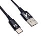 Wozinsky cable USB - USB Type C 2,4A 1m black (WUC-C1B) цена и информация | Savienotājkabeļi | 220.lv