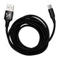 Wozinsky cable USB - USB Type C 2,4A 2m black(WUC-C2B) cena un informācija | Savienotājkabeļi | 220.lv