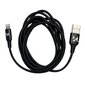 Wozinsky cable USB - Lightning 2,4A 1m black (WUC-L1B) цена и информация | Savienotājkabeļi | 220.lv
