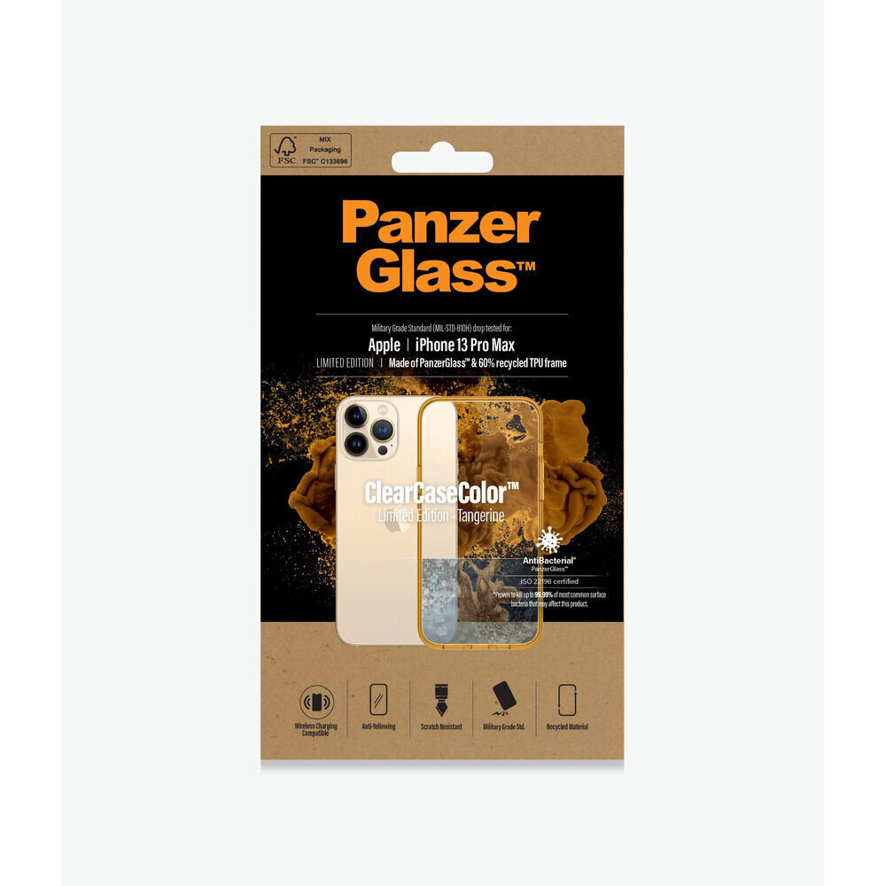 Pārvietojams Pārsegs Panzer Glass Tangerine IPHONE 13 PRO MAX Bronza Caurspīdīgs cena un informācija | Telefonu vāciņi, maciņi | 220.lv