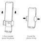 Uchwyt samochodowy Baseus Easy Control Clamp do kratki (szary) cena un informācija | Auto turētāji | 220.lv