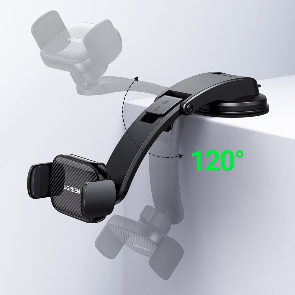 Ugreen suction cup car phone holder for cockpit black (LP370) cena un informācija | Auto turētāji | 220.lv