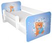 Bērnu gulta ar matraci un noņemamu maliņu Ami 17, 140x70 cm cena un informācija | Bērnu gultas | 220.lv