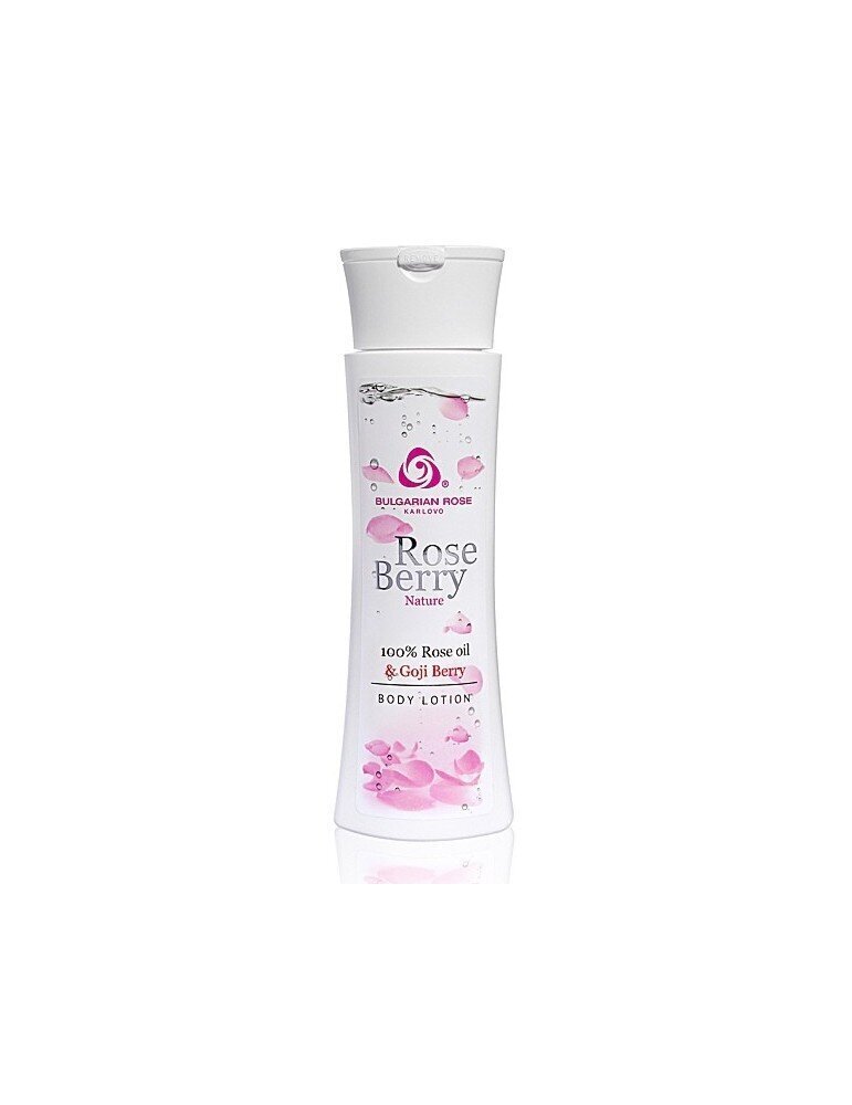 Ķermeņa losjons Rose Berry Nature ar 100% dabīgo rožu eļļu & godži ogu ekstraktu, 200 ml cena un informācija | Ķermeņa krēmi, losjoni | 220.lv