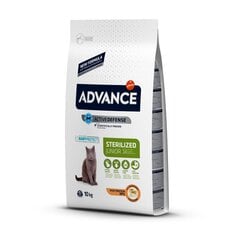 Advance young sterilized 10kg - для стерилизованных кошек юниоров (курица) цена и информация | Сухой корм для кошек | 220.lv