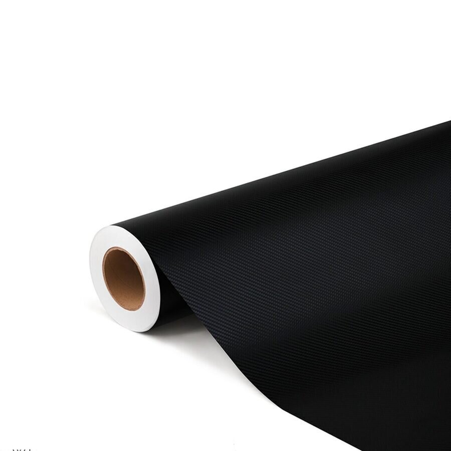 Карбоновая самоклеящаяся пленка Carbon 4D в черном цвете (Премиум), ширина 1.52м цена | 220.lv