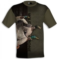 T-krekls ar īsām piedurknēm ar pīles attēlu Wildzone cena un informācija | Vīriešu T-krekli | 220.lv