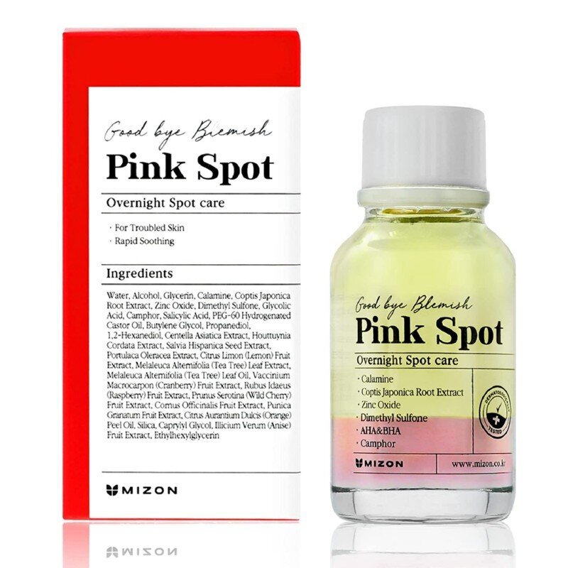 Nakts sejas ādas serums Pink Spot Good Bye Blemish Overnight Spot Care 19 ml cena un informācija | Serumi sejai, eļļas | 220.lv