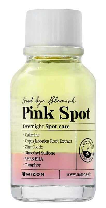 Nakts sejas ādas serums Pink Spot Good Bye Blemish Overnight Spot Care 19 ml cena un informācija | Serumi sejai, eļļas | 220.lv