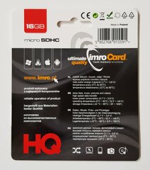 Card IMRO 4, 16GB цена и информация | Карты памяти для мобильных телефонов | 220.lv