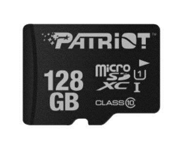 Patriot PSF128GMDC10, 128GB, MicroSDXC cena un informācija | USB Atmiņas kartes | 220.lv