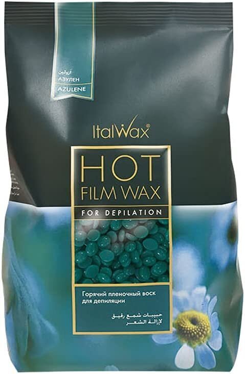 ITALWAX HOT Film Wax karstais plēves vasks AZULENE 500g цена и информация | Depilācijas līdzekļi, vaksācijas piederumi | 220.lv