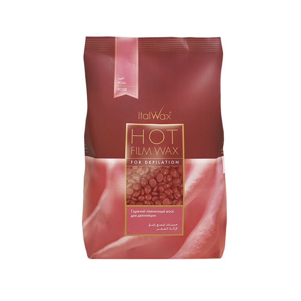 ITALWAX HOT Film Wax karstais plēves vasks ROSE 500g cena un informācija | Depilācijas līdzekļi, vaksācijas piederumi | 220.lv