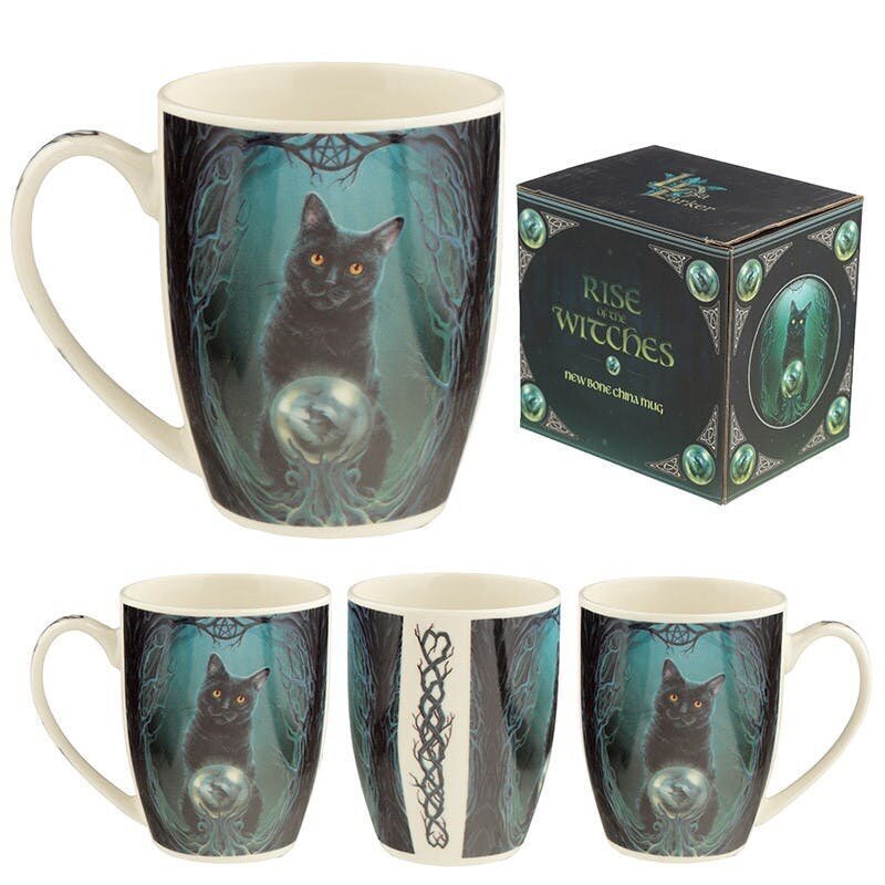 Porcelāna krūze - LISA PARKER THE WITCHES CAT cena un informācija | Glāzes, krūzes, karafes | 220.lv