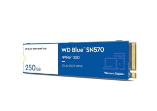 SSD|WESTERN DIGITAL|Blue SN570|250GB|M.2|PCIE|NVMe|TLC|Write speed 1200 MBytes/sec|Read speed 3200 MBytes/sec|WDS250G3B0C cena un informācija | Western Digital Datortehnika | 220.lv