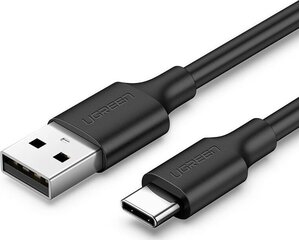 Кабель Ugreen USB - USB Type C 3A 3 м, черный (60826) цена и информация | Кабели для телефонов | 220.lv