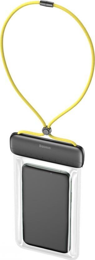 Baseus Let's Go Universal waterproof case for smartphones (black+yellow) cena un informācija | Telefonu vāciņi, maciņi | 220.lv