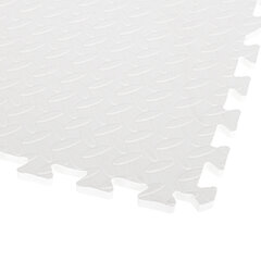Bērnu putu paklājiņš 4 daļās, balts (60 x 60 cm) cena un informācija | Paklāji | 220.lv