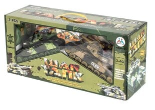 Tvertņu komplekts RC WAR TANK 9993 2.4GHZ cena un informācija | Rotaļlietas zēniem | 220.lv