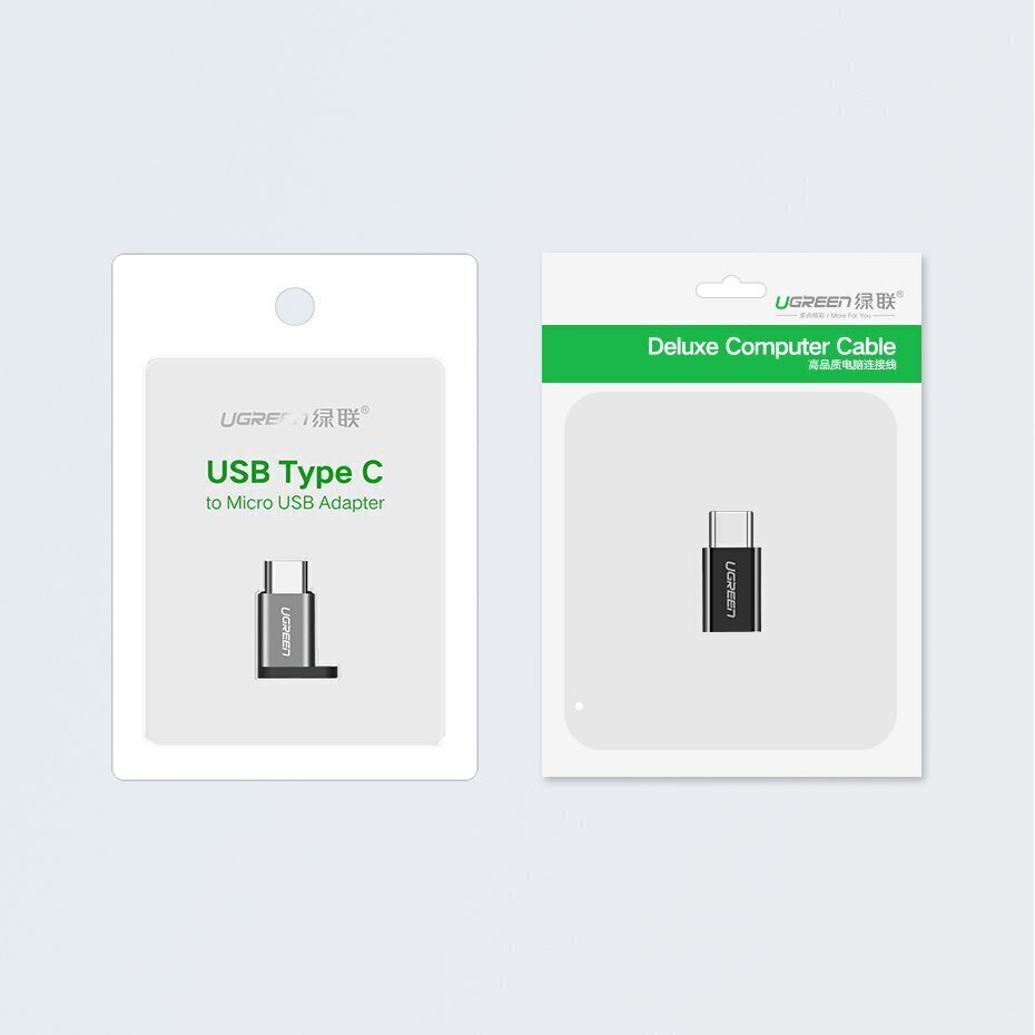 Ugren micro USB to USB Type C adapter white (30154) cena un informācija | Adapteri un USB centrmezgli | 220.lv