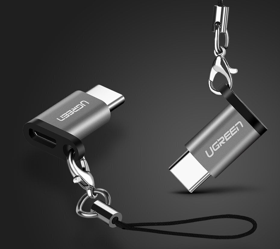 Ugren micro USB to USB Type C adapter white (30154) цена и информация | Adapteri un USB centrmezgli | 220.lv