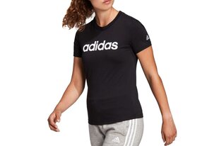 Sieviešu Krekls ar Īsām Piedurknēm Adidas W LIN T GL0769 Melns cena un informācija | T-krekli sievietēm | 220.lv