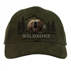 Шапка с козырьком с изображением медведя Wildzone цена и информация | Мужские шарфы, шапки, перчатки | 220.lv