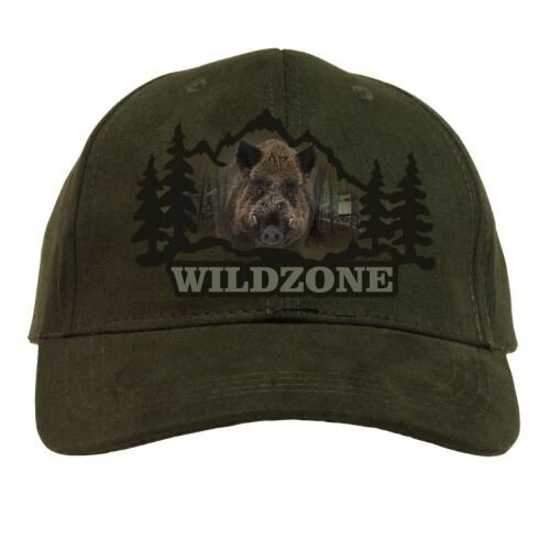 Naga cepure ar suņa attēlu Wildzone cena un informācija | Vīriešu cepures, šalles, cimdi | 220.lv