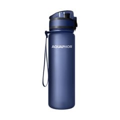 Бутылка с фильтром Aquaphor City, 500ml, Темно-синяя цена и информация | Бутылки для воды | 220.lv