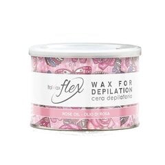 ITALWAX TIN FLEX Formula depilācijas vasks ROSE OIL 400ml cena un informācija | Depilācijas līdzekļi, vaksācijas piederumi | 220.lv