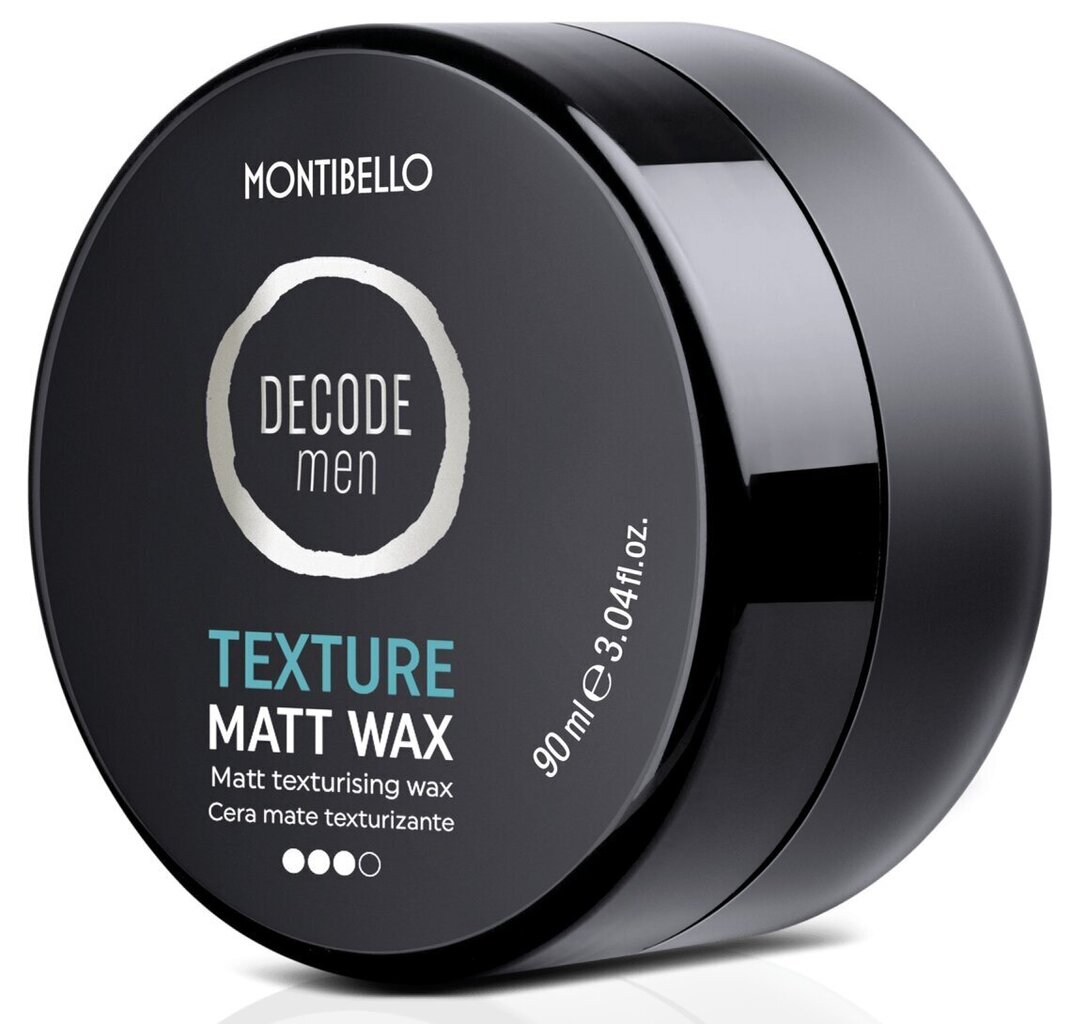 Montibello Decode Men Matt matu vasks ar matētu efektu cena un informācija | Matu veidošanas līdzekļi | 220.lv
