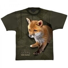 T-krekls bērniem ar lapsu Wildzone cena un informācija | Zēnu krekli | 220.lv